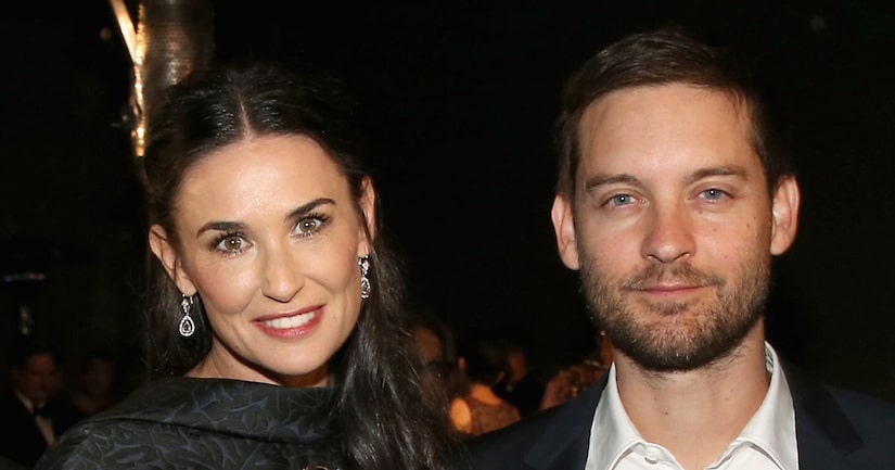 Tobey Maguire Girlfriend Demi Moore