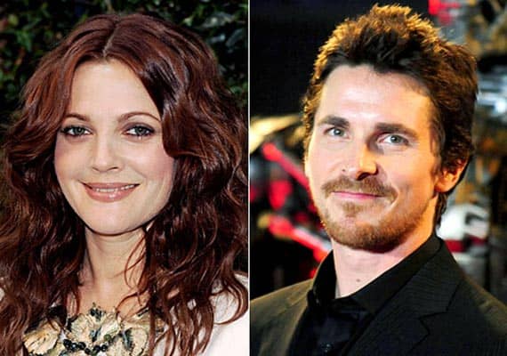 Christian Bale Girlfriends Drew Barrymore