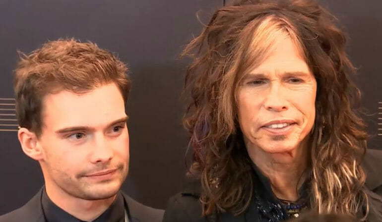 Steven Tyler with his Son Taj Monroe Tallarico