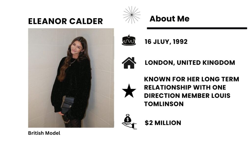 Eleanor Calder Net Worth, Wiki, Height, Age, Family, Boyfriend and Career Eleanor Calder is an English former Hollister's floor model and current student.