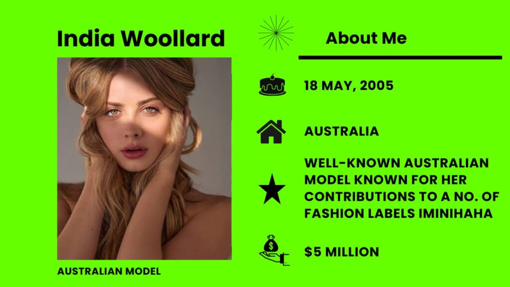 India Woollard Biography, Height, Age, Family, Boyfriend, Net Worth and Career India Woollard is a well-known gymnast, actress, and model from Australia.