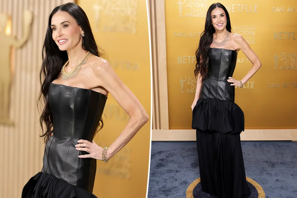 Demi Moore in Armani Privé