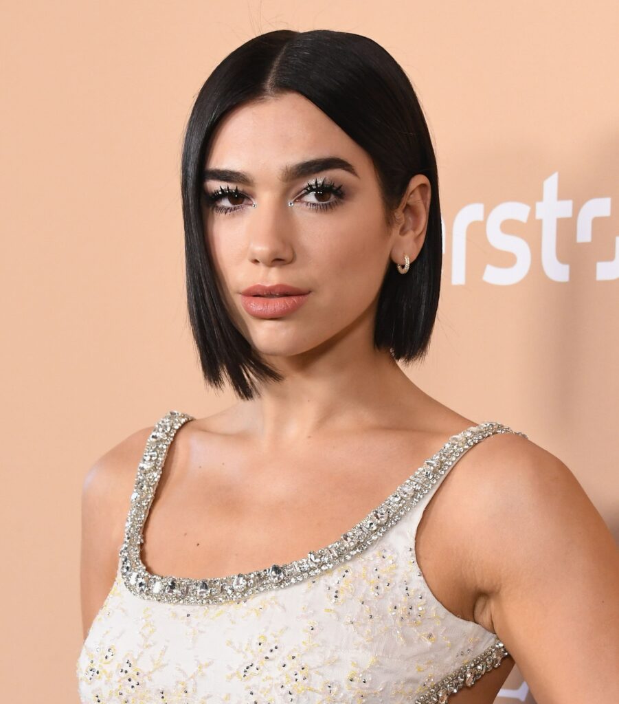 Dua Lipa Straight Bob