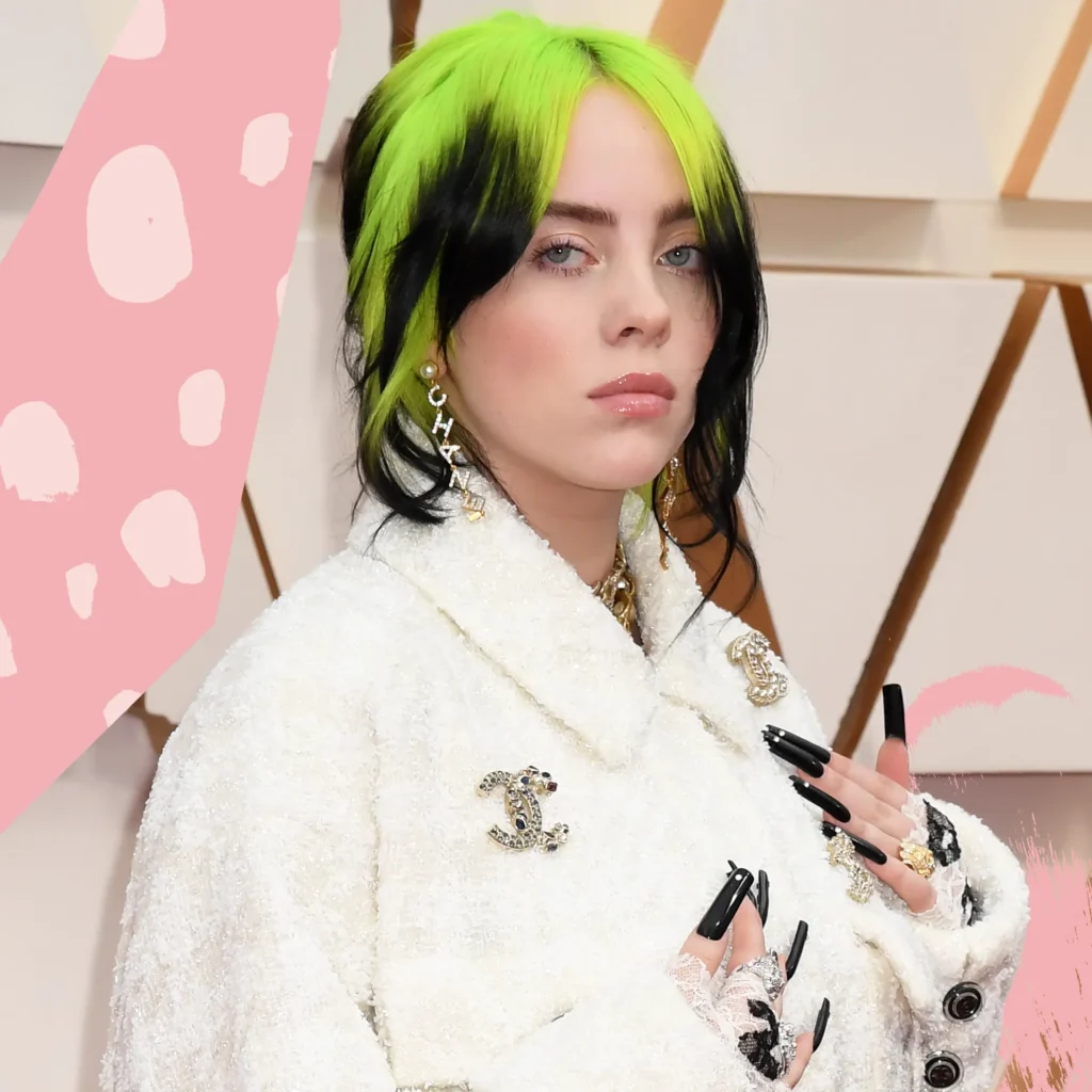 Billie Eilish Two-Toned Pin Up