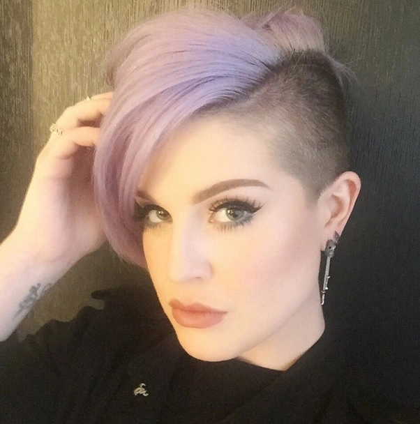 Kelly Osbourne Purple Sidecut
