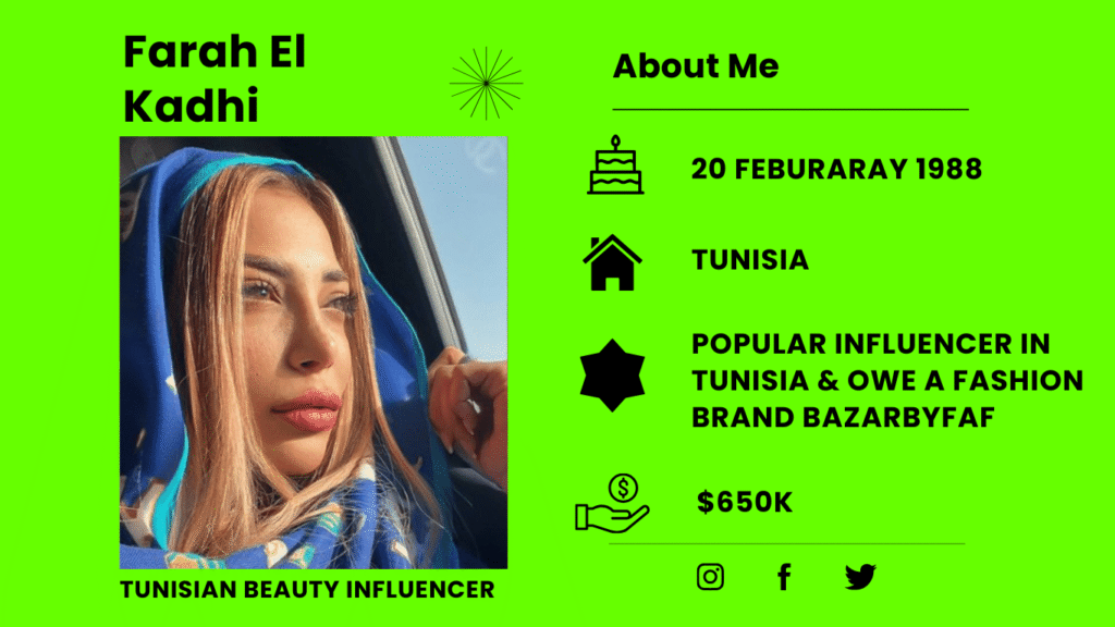 Farah El Kadhi Beauty Influencer Dies After Suspected Heart Attack At 36 Who is Farah El Kadhi?