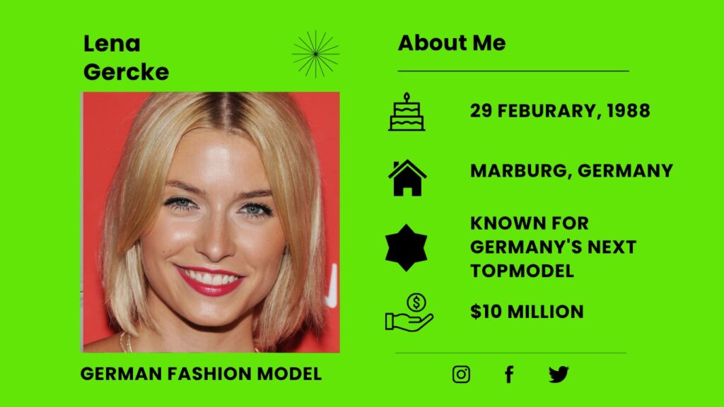 Who is Lena Gercke?
