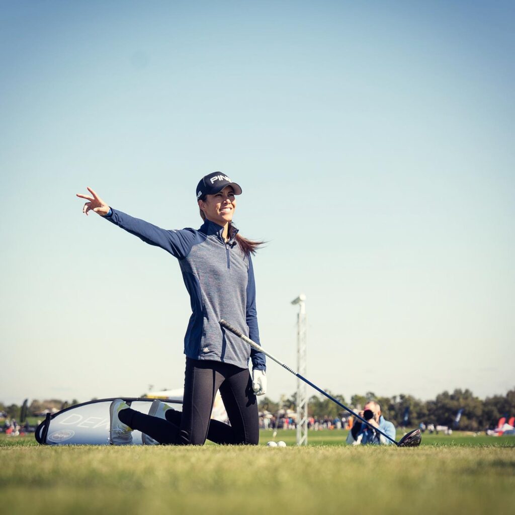 Tania Tare Golf Trick 