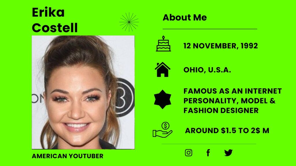Erika Costell Wiki, Height, Age, Family, Boyfriend, Net Worth and Career Who is Erika Costell?