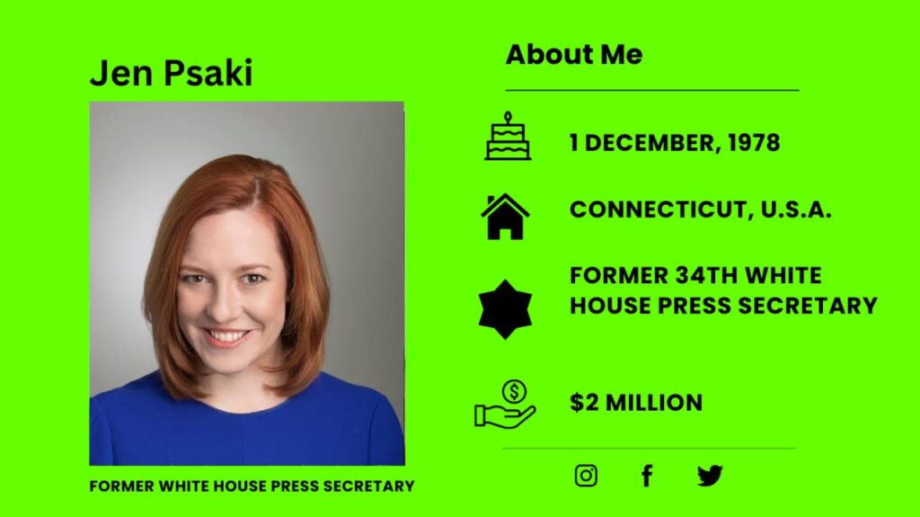 Who is Jen Psaki?