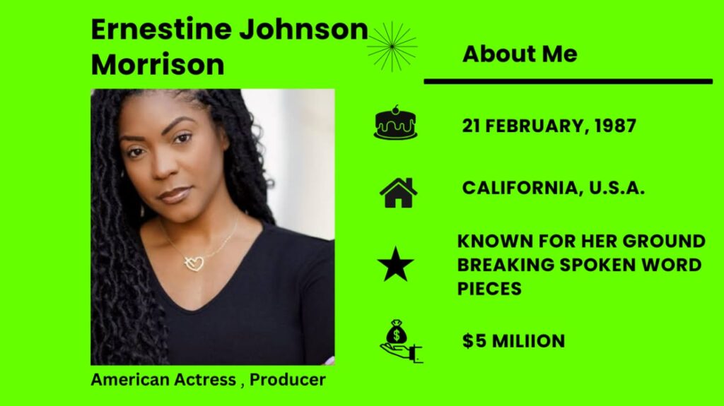 Who is Ernestine Johnson Morrison?