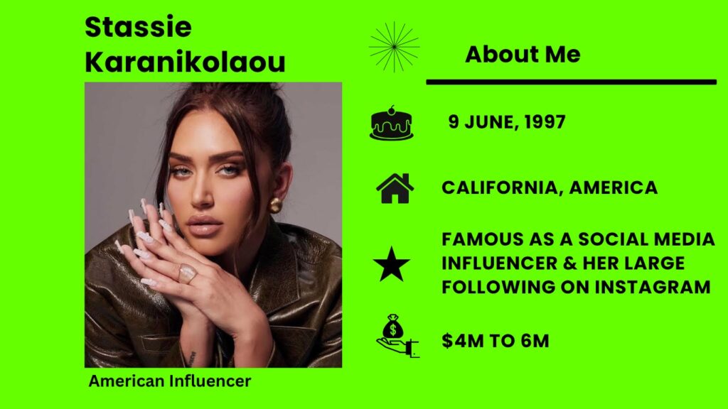 Who is Stassie Karanikolaou?