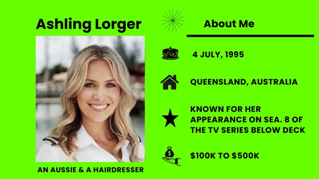 Ashling Lorger Below Deck, Net Worth, Wiki, Height, Age, Husband and Career Who is Ashling Lorger?