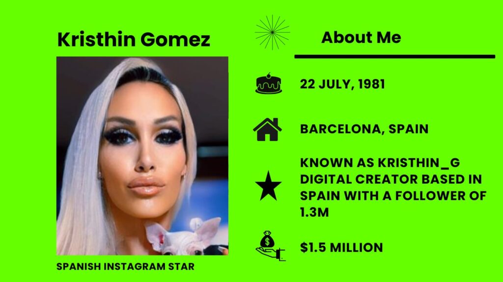 Kristhin Gomez Net Worth, Wiki, Height, Age, Family, Boyfriend and Career Kristhin Gomez is a Spanish fitness model.