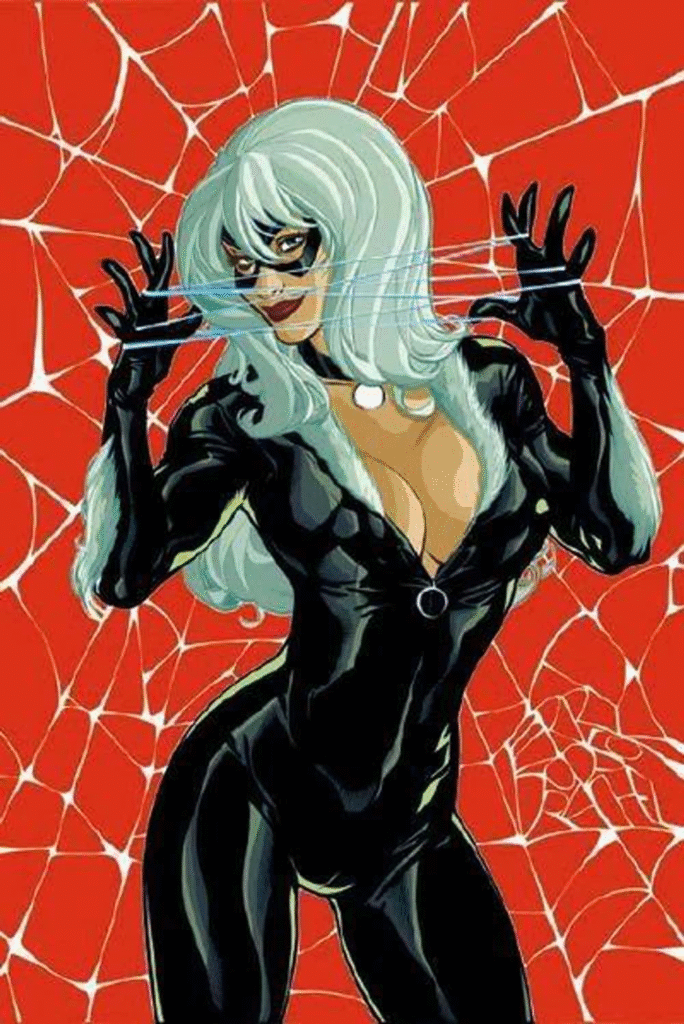 The Hottest Cartoon Females Characters of All Time Black Cat (Felicia Hardy)