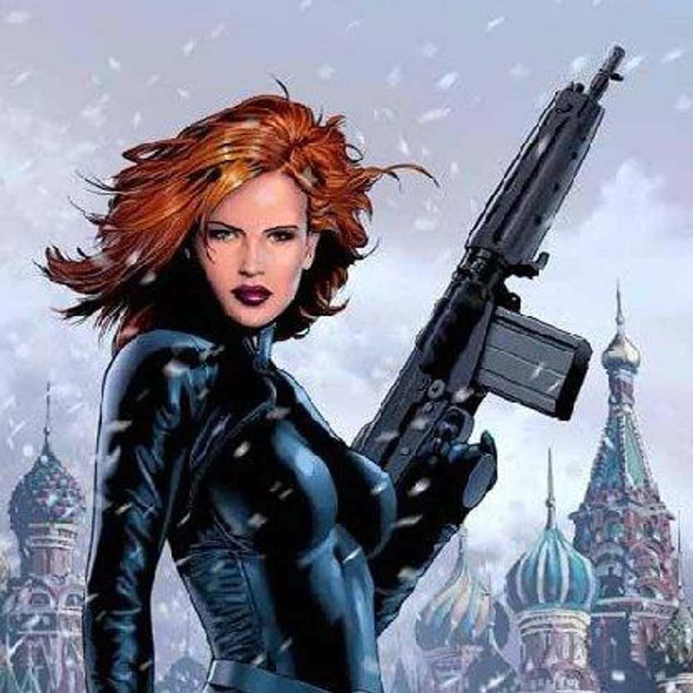 The Hottest Cartoon Females Characters of All Time Black Widow (Natasha Romanoff)