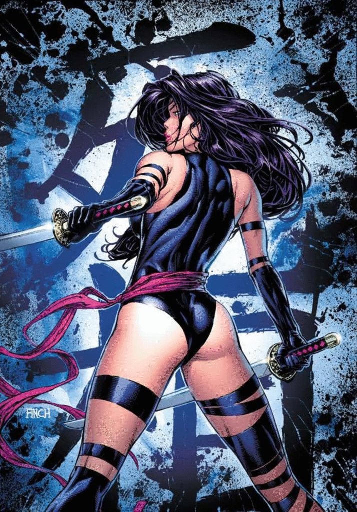 The Hottest Cartoon Females Characters of All Time Psylocke (Betsy Braddock)