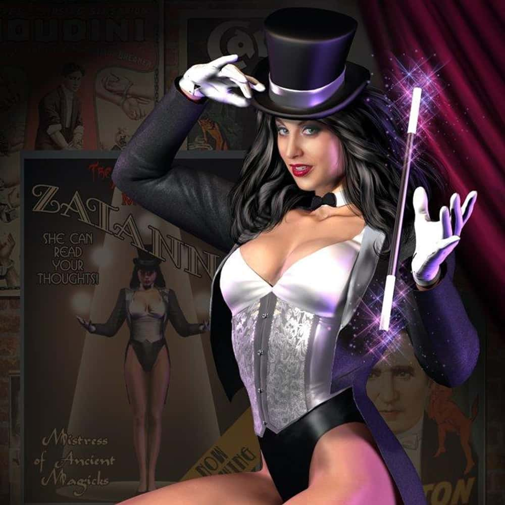 The Hottest Cartoon Females Characters of All Time Zatanna