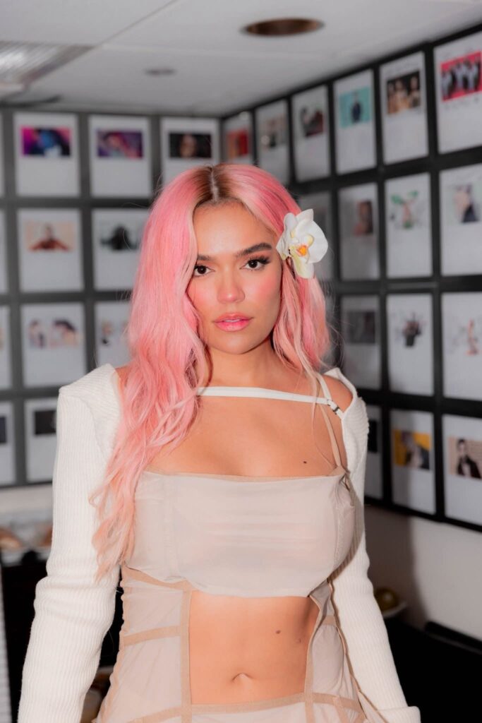 Karol G Pink Hair