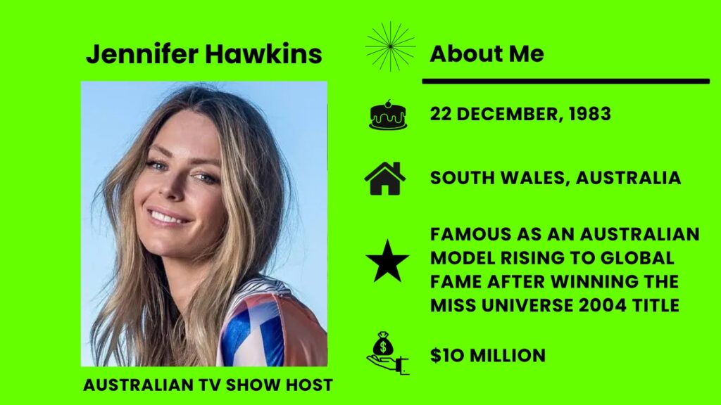 Jennifer Hawkins Net Worth, Wiki, Height, Age, Family, Husband and Career Jennifer Hawkins is a model, TV host.