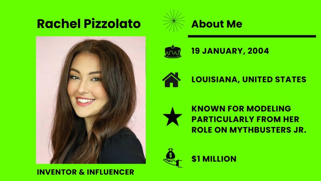 Rachel Pizzolato does many things well and is famous for modeling.