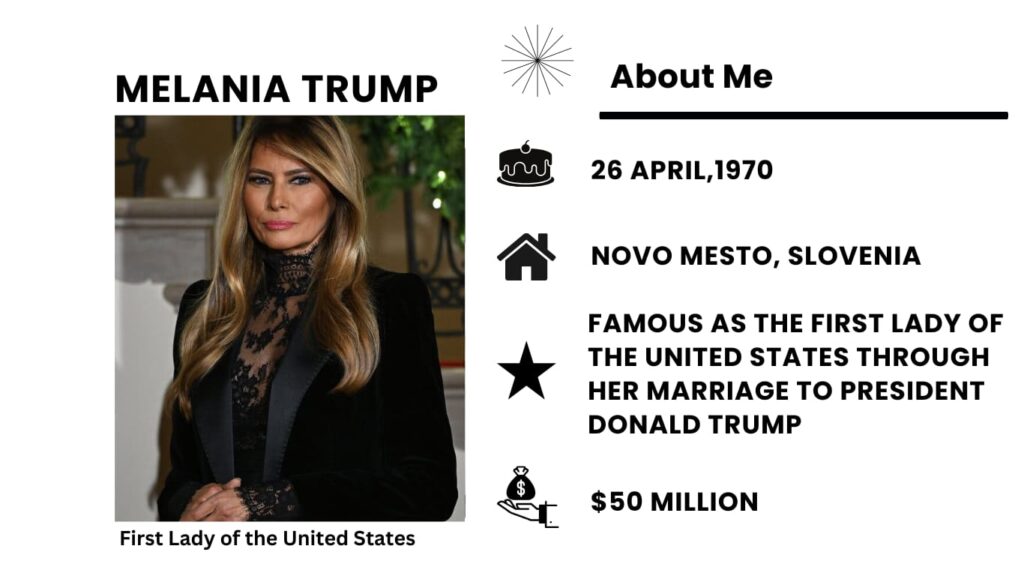 Melania Trump Net Worth, Wiki, Height, Age, Family, Husband and Career Melania Trump popularly known as Melanija Knavs, is a model and businesswoman who hails from Slovenia and America.