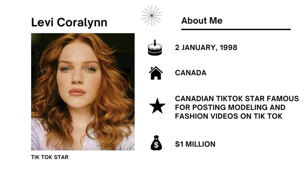 Levi Coralynn Net Worth, Wiki, Height, Age, Family, Boyfriend and Career Levi Coralynn is a web creator, model, and social media figure recognized for her assured demeanor, beautiful posts, and expanding web following.