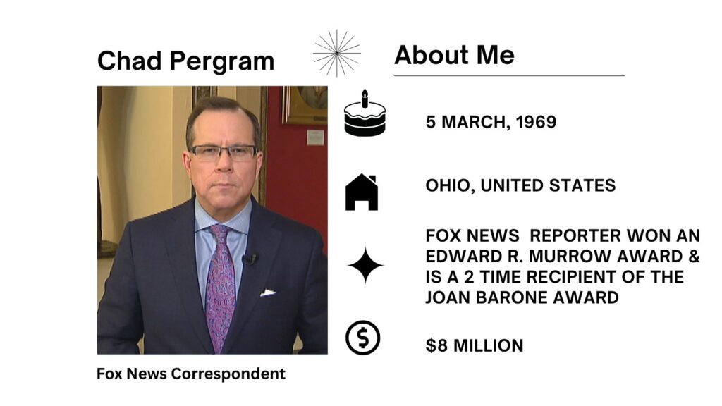 Chad Pergram Net Worth, Salary, Age, Height, Wife, Fox News and Career Chad Pergram was born on 5 March 1969, works as an American journalist.