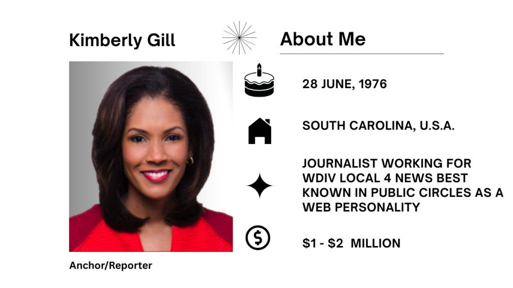 Kimberly Gill Husband Jonathan Elliott, Net Worth, Salary, Wiki, Age, Height and Career Kimberly Gill is a gifted American reporter who has become widely known as one of the most trustworthy anchors in Detroit.