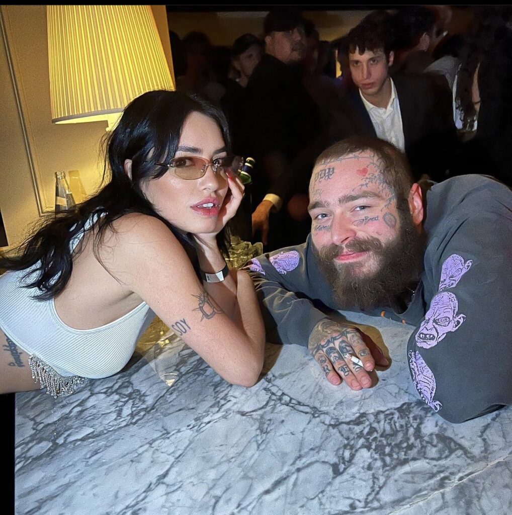 Post Malone Net Worth, Wife, Wiki, Age, Height, Parents, Songs and Career Post Malone now lives in Los Angeles, California. Up until recently he was dating Ashlen Diaz though they separated in November 2017.