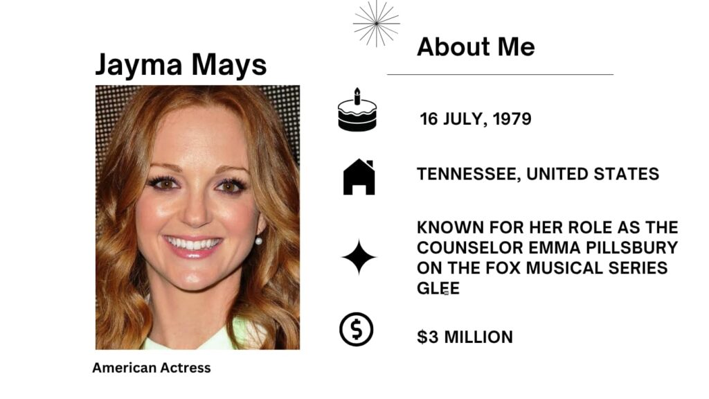 Jayma Mays Net Worth, Husband, Wiki, Age, Height, Parents, Movies and Career Jamia Suzette "Jayma" Mays an American actress was born on July 16, 1979.