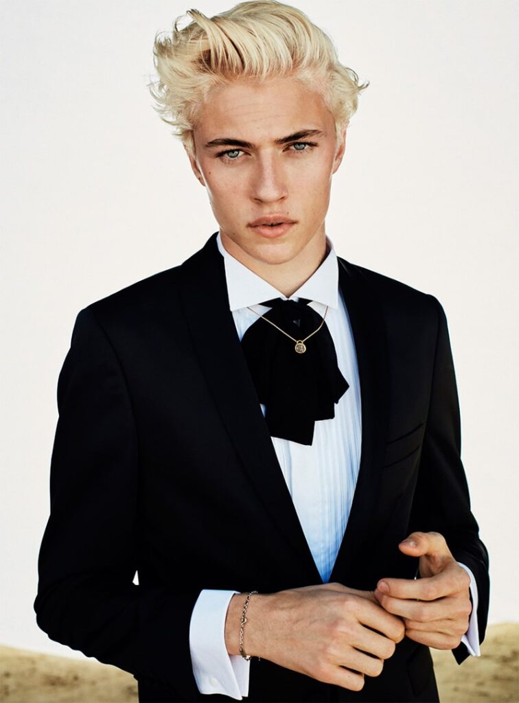 Lucky Blue Smith Net Worth, Wife, Wiki, Age, Height, Parents, Movies and Career Lucky Blue Smith signed with Next Management at 12, prompting his household to relocate to Los Angeles to help his career.