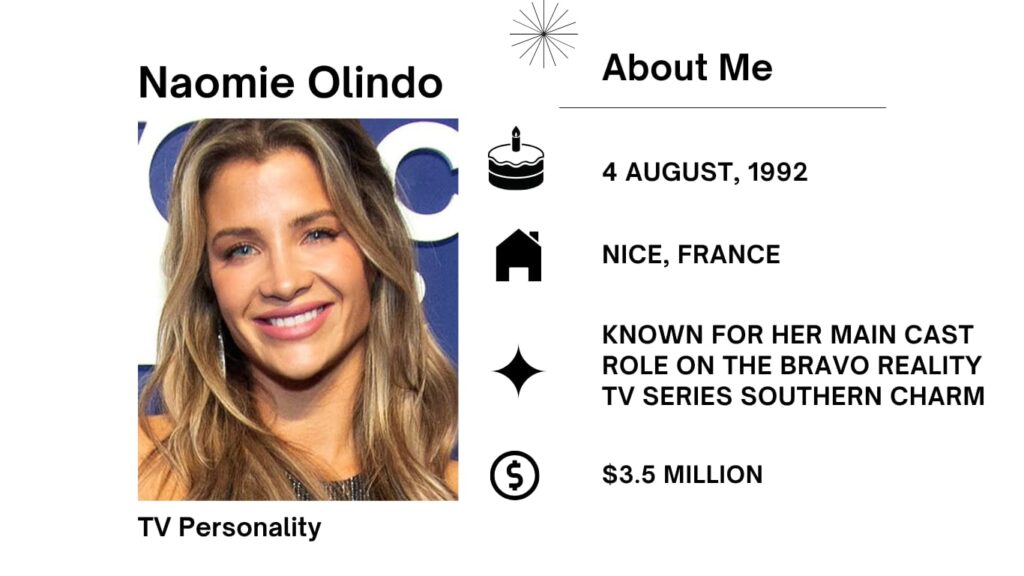 Naomie Olindo is an American businesswoman, fact tv star, and social media celebrity. 