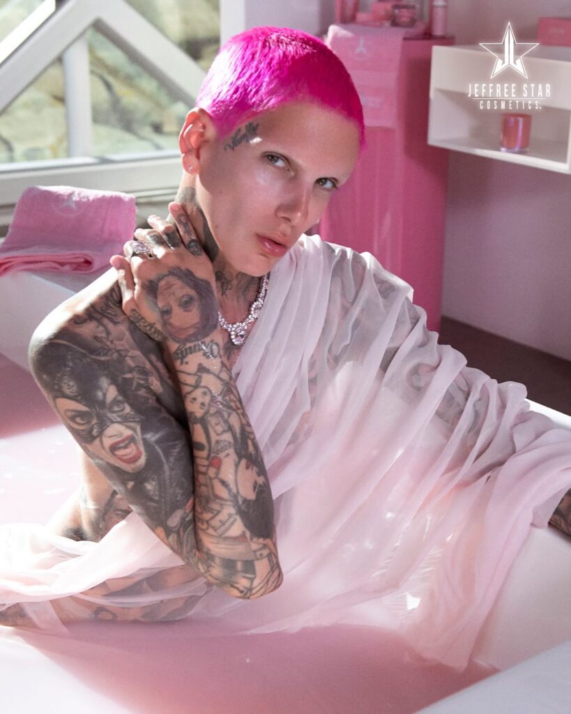 Jeffree Star is an American make-up artist, media personality, and singer-songwriter. He is the founder and proprietor of Jeffree Star Cosmetics, a manufacturer recognized for its brilliant and inclusive make-up products. 